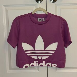 Cropped Purple Adidas Jersey
